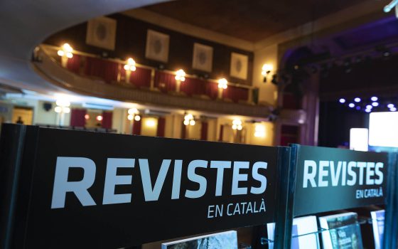 25a Nit de les Revistes i la Premsa en Català al Teatre l'Aliança del Poblenou.
05.11.2025, Barcelona
foto: Jordi Play per a APPEC