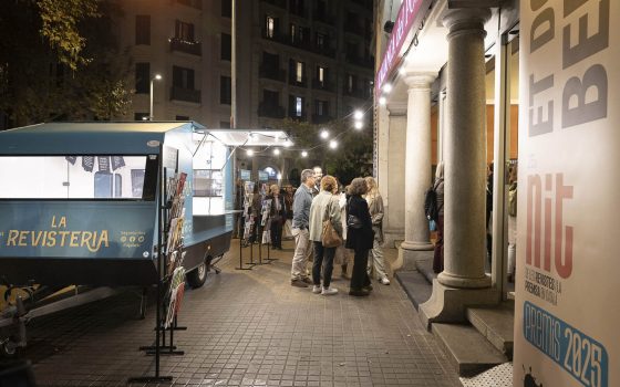 25a Nit de les Revistes i la Premsa en Català al Teatre l'Aliança del Poblenou.
05.11.2025, Barcelona
foto: Jordi Play per a APPEC