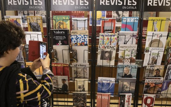 25a Nit de les Revistes i la Premsa en Català al Teatre l'Aliança del Poblenou.
05.11.2025, Barcelona
foto: Jordi Play per a APPEC