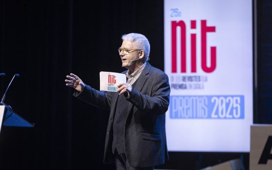 25a Nit de les Revistes i la Premsa en Català al Teatre l'Aliança del Poblenou.
05.11.2025, Barcelona
foto: Jordi Play per a APPEC