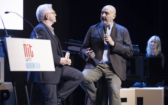 25a Nit de les Revistes i la Premsa en Català al Teatre l'Aliança del Poblenou.
05.11.2025, Barcelona
foto: Jordi Play per a APPEC