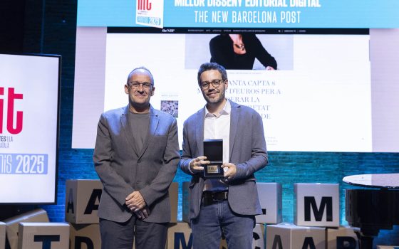 25a Nit de les Revistes i la Premsa en Català al Teatre l'Aliança del Poblenou.
05.11.2025, Barcelona
foto: Jordi Play per a APPEC