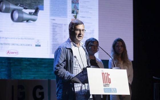 25a Nit de les Revistes i la Premsa en Català al Teatre l'Aliança del Poblenou.
05.11.2025, Barcelona
foto: Jordi Play per a APPEC