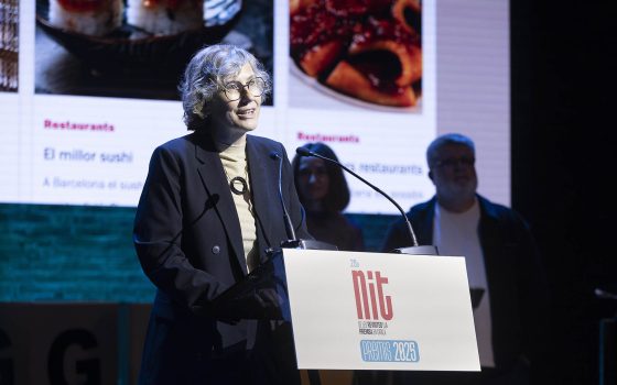 25a Nit de les Revistes i la Premsa en Català al Teatre l'Aliança del Poblenou.
05.11.2025, Barcelona
foto: Jordi Play per a APPEC