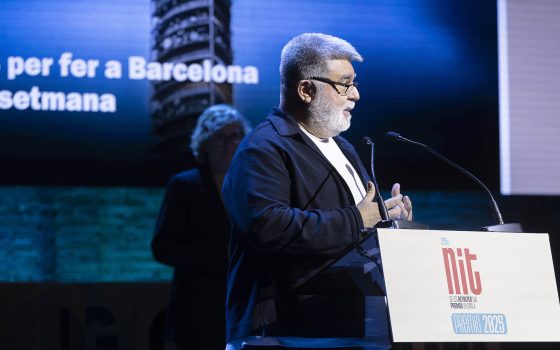 25a Nit de les Revistes i la Premsa en Català al Teatre l'Aliança del Poblenou.
05.11.2025, Barcelona
foto: Jordi Play per a APPEC