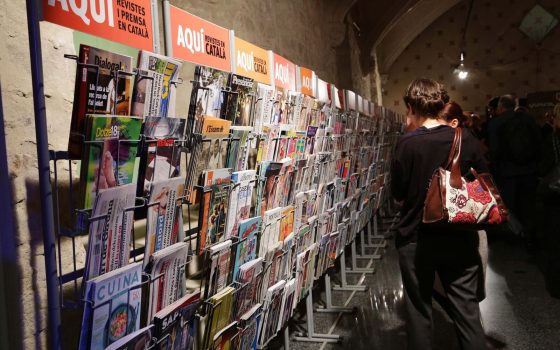 21.05.2014, BarcelonaNit de les Revistes i Premsa en Català al Convent dels Àngels.foto: APPEC / Jordi Play