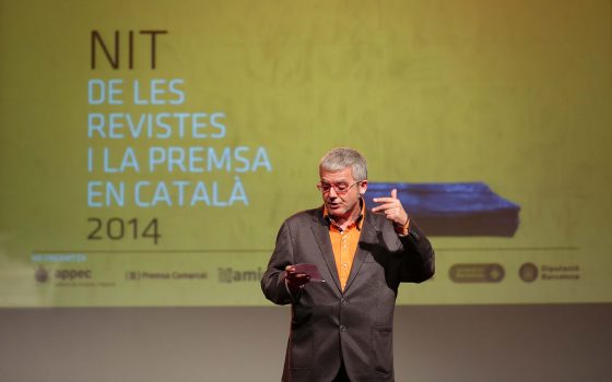 21.05.2014, BarcelonaNit de les Revistes i Premsa en Català al Convent dels Àngels.foto: APPEC / Jordi Play