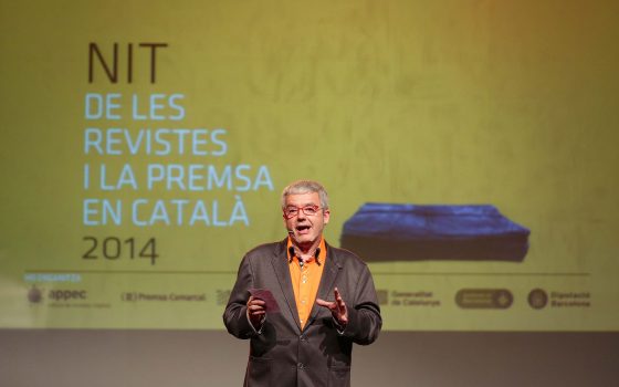 21.05.2014, BarcelonaNit de les Revistes i Premsa en Català al Convent dels Àngels.foto: APPEC / Jordi Play