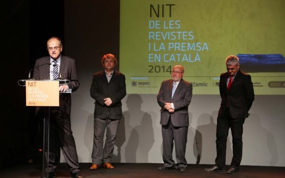 21.05.2014, BarcelonaNit de les Revistes i Premsa en Català al Convent dels Àngels.foto: APPEC / Jordi Play