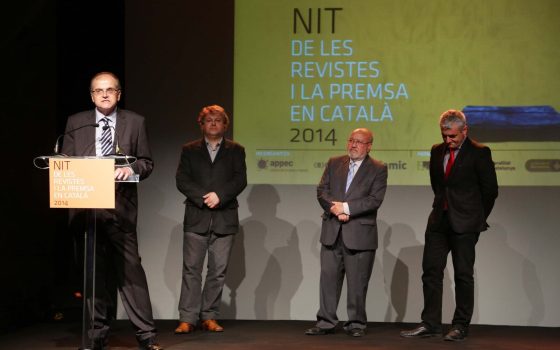 21.05.2014, BarcelonaNit de les Revistes i Premsa en Català al Convent dels Àngels.foto: APPEC / Jordi Play