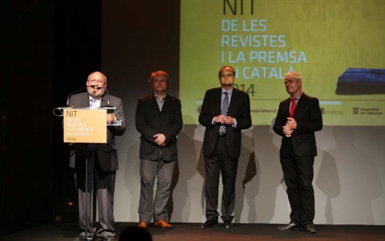 21.05.2014, BarcelonaNit de les Revistes i Premsa en Català al Convent dels Àngels.foto: APPEC / Jordi Play