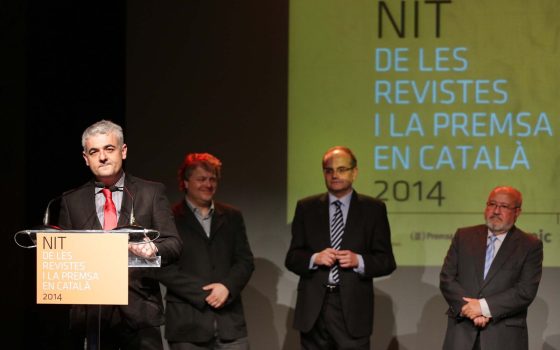 21.05.2014, BarcelonaNit de les Revistes i Premsa en Català al Convent dels Àngels.foto: APPEC / Jordi Play