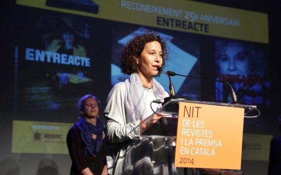 21.05.2014, BarcelonaNit de les Revistes i Premsa en Català al Convent dels Àngels.foto: APPEC / Jordi Play