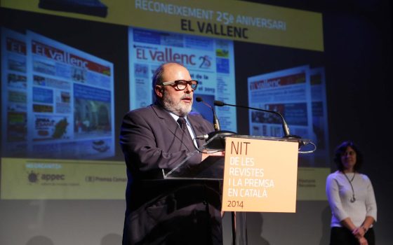 21.05.2014, BarcelonaNit de les Revistes i Premsa en Català al Convent dels Àngels.foto: APPEC / Jordi Play