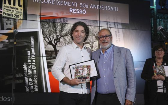 27.06.2019, BarcelonaNit de les Revistes i la Premsa en Català a l'Espai Endesa. Lliiurament dels Premis 2019.foto: Jordi Play