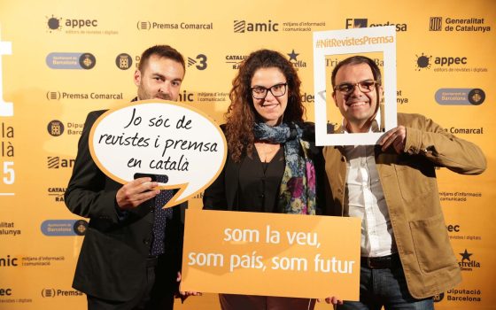 27.05.2015, BarcelonaNit de les Revistes i la Premsa en Català. Premis 2015.foto:  APPEC / Jordi Play