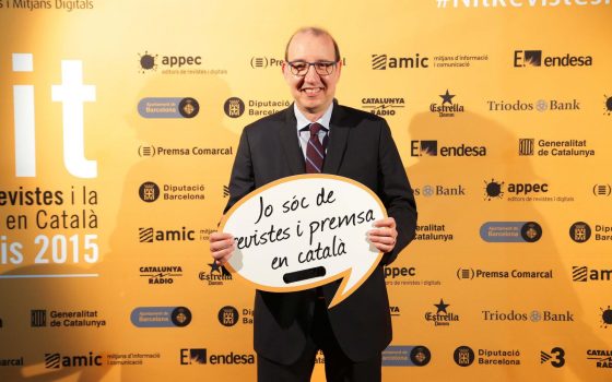 27.05.2015, BarcelonaNit de les Revistes i la Premsa en Català. Premis 2015.foto:  APPEC / Jordi Play