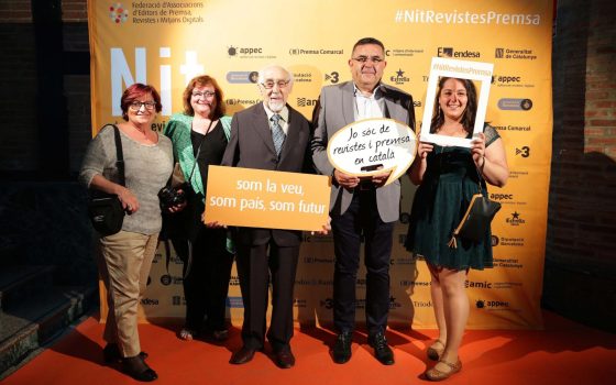 27.05.2015, BarcelonaNit de les Revistes i la Premsa en Català. Premis 2015.foto:  APPEC / Jordi Play