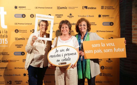 27.05.2015, BarcelonaNit de les Revistes i la Premsa en Català. Premis 2015.foto:  APPEC / Jordi Play