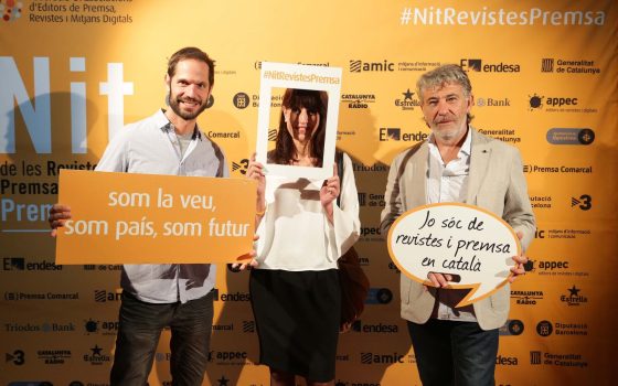 27.05.2015, BarcelonaNit de les Revistes i la Premsa en Català. Premis 2015.foto:  APPEC / Jordi Play