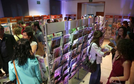 27.05.2015, BarcelonaNit de les Revistes i la Premsa en Català. Premis 2015.foto:  APPEC / Jordi Play