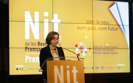 27.05.2015, BarcelonaNit de les Revistes i la Premsa en Català. Premis 2015.foto:  APPEC / Jordi Play