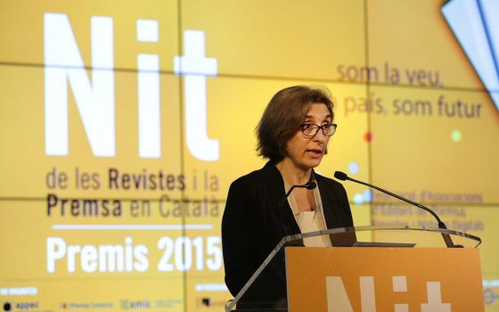 27.05.2015, BarcelonaNit de les Revistes i la Premsa en Català. Premis 2015.foto:  APPEC / Jordi Play