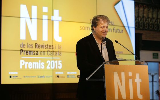 27.05.2015, BarcelonaNit de les Revistes i la Premsa en Català. Premis 2015.foto:  APPEC / Jordi Play