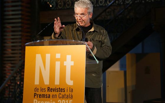 27.05.2015, BarcelonaNit de les Revistes i la Premsa en Català. Premis 2015.foto:  APPEC / Jordi Play
