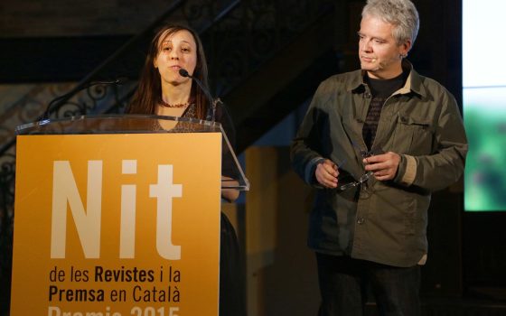 27.05.2015, BarcelonaNit de les Revistes i la Premsa en Català. Premis 2015.foto:  APPEC / Jordi Play