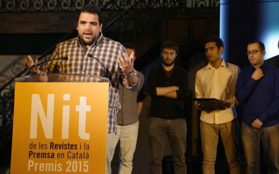 27.05.2015, BarcelonaNit de les Revistes i la Premsa en Català. Premis 2015.foto:  APPEC / Jordi Play