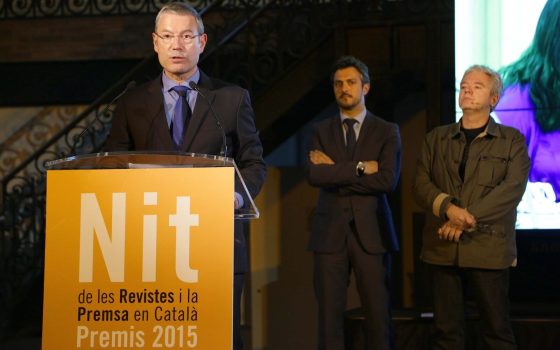 27.05.2015, BarcelonaNit de les Revistes i la Premsa en Català. Premis 2015.foto:  APPEC / Jordi Play