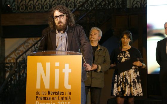 27.05.2015, BarcelonaNit de les Revistes i la Premsa en Català. Premis 2015.foto:  APPEC / Jordi Play