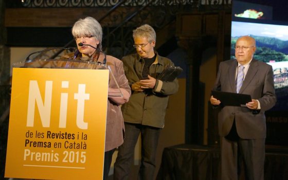 27.05.2015, BarcelonaNit de les Revistes i la Premsa en Català. Premis 2015.foto:  APPEC / Jordi Play