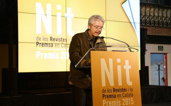 27.05.2015, BarcelonaNit de les Revistes i la Premsa en Català. Premis 2015.foto:  APPEC / Jordi Play