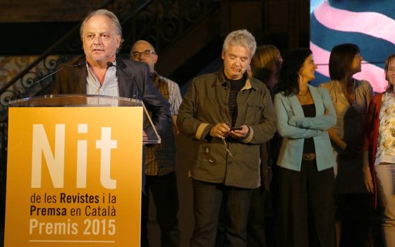 27.05.2015, BarcelonaNit de les Revistes i la Premsa en Català. Premis 2015.foto:  APPEC / Jordi Play