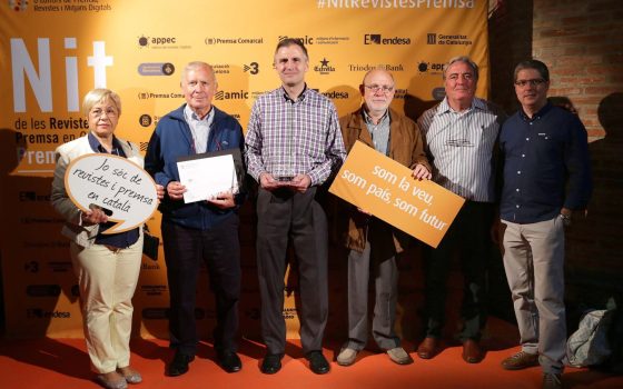 27.05.2015, BarcelonaNit de les Revistes i la Premsa en Català. Premis 2015.foto:  APPEC / Jordi Play