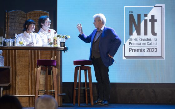 30.11.2023, Barcelona23a Nit de les Revistes i la Premsa en Català. Premis 2023.foto: Jordi Play/APPEC