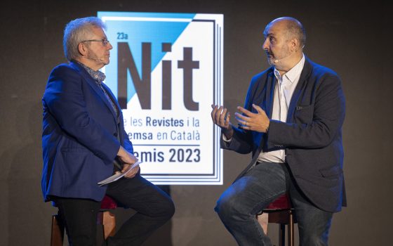 30.11.2023, Barcelona23a Nit de les Revistes i la Premsa en Català. Premis 2023.foto: Jordi Play/APPEC