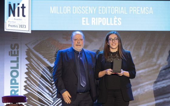 30.11.2023, Barcelona23a Nit de les Revistes i la Premsa en Català. Premis 2023.foto: Jordi Play/APPEC