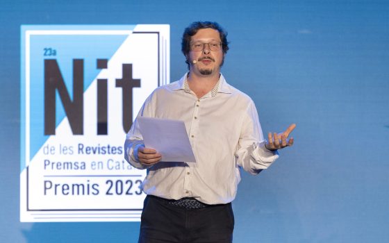 30.11.2023, Barcelona23a Nit de les Revistes i la Premsa en Català. Premis 2023.foto: Jordi Play/APPEC