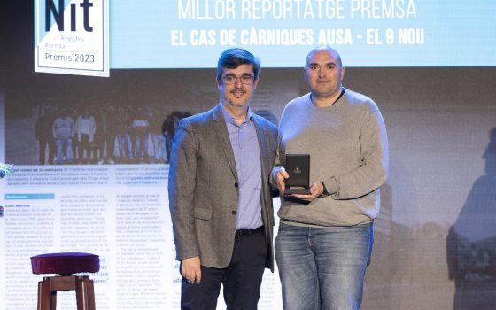 30.11.2023, Barcelona23a Nit de les Revistes i la Premsa en Català. Premis 2023.foto: Jordi Play/APPEC