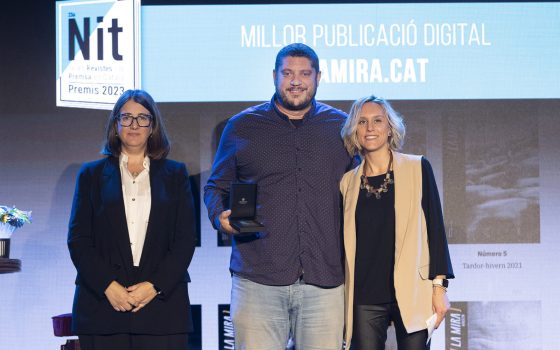 30.11.2023, Barcelona23a Nit de les Revistes i la Premsa en Català. Premis 2023.foto: Jordi Play/APPEC