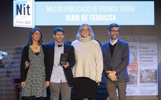 30.11.2023, Barcelona23a Nit de les Revistes i la Premsa en Català. Premis 2023.foto: Jordi Play/APPEC