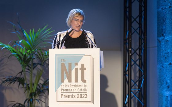 30.11.2023, Barcelona23a Nit de les Revistes i la Premsa en Català. Premis 2023.foto: Jordi Play/APPEC