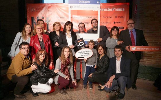 04.05.2016, BarcelonaNit de les Revistes i Premsa en Català. Premis 2016foto: Jordi Play