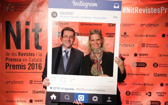 04.05.2016, BarcelonaNit de les Revistes i Premsa en Català. Premis 2016foto: Jordi Play