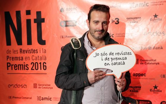 04.05.2016, BarcelonaNit de les Revistes i Premsa en Català. Premis 2016foto: Jordi Play