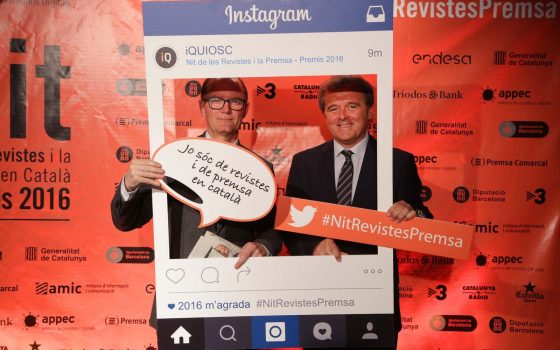 04.05.2016, BarcelonaNit de les Revistes i Premsa en Català. Premis 2016foto: Jordi Play