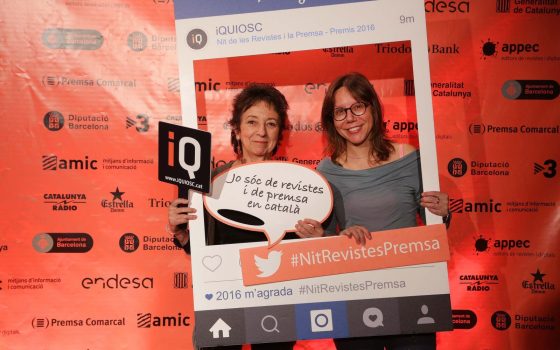 04.05.2016, BarcelonaNit de les Revistes i Premsa en Català. Premis 2016foto: Jordi Play